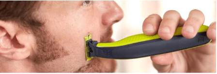 Philips Norelco OneBlade hybrid electric trimmer and shaver, QP2520/70 with Replancement Blade, 3 Count